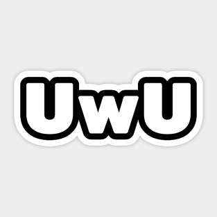 UwU Emoticon Sticker